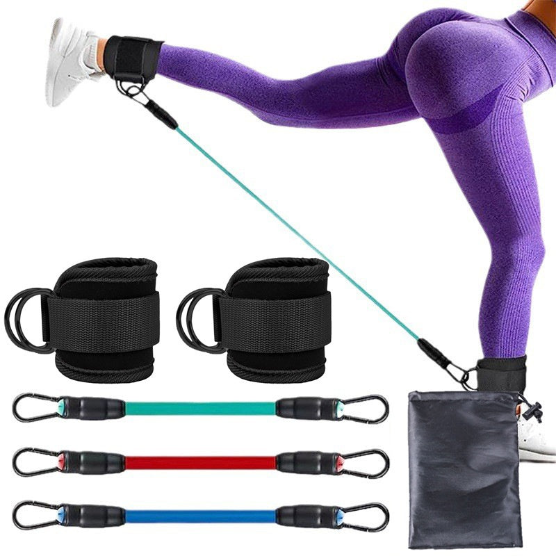 Ankle Resistance Training Set | Elastic Bands for Glute & Leg Workout | Home Fitness Equipment