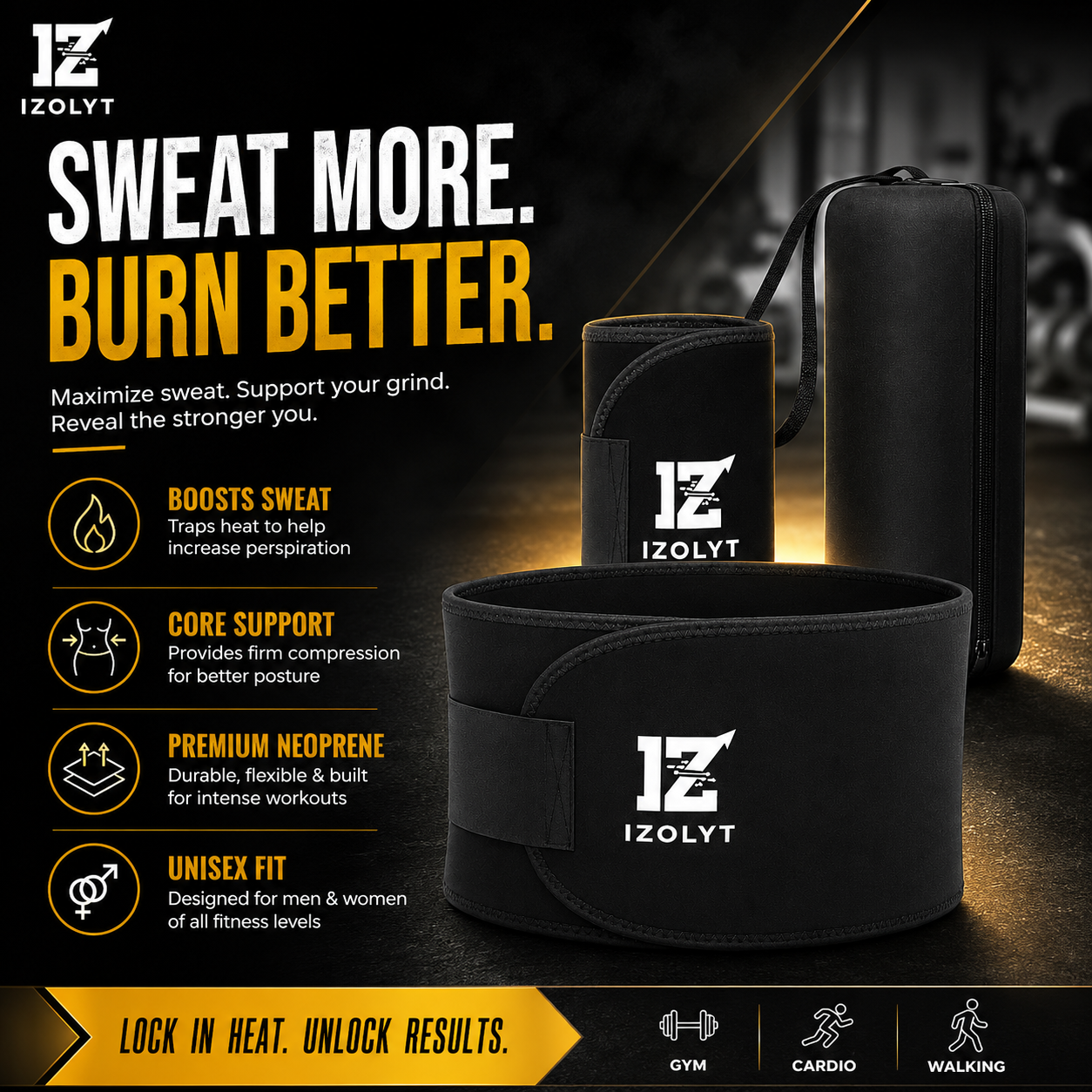 sweat belt for men and women