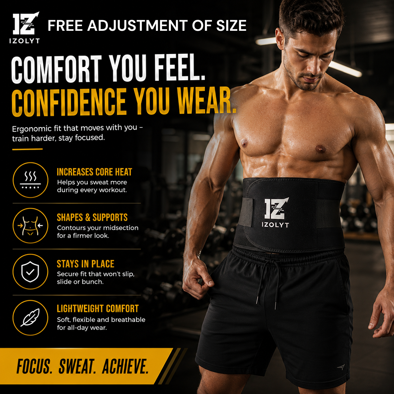 sweat belt for men and women