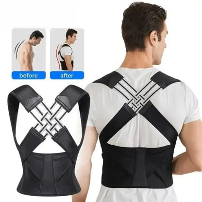Back Posture Belt Adjustable Unisex Home Gym