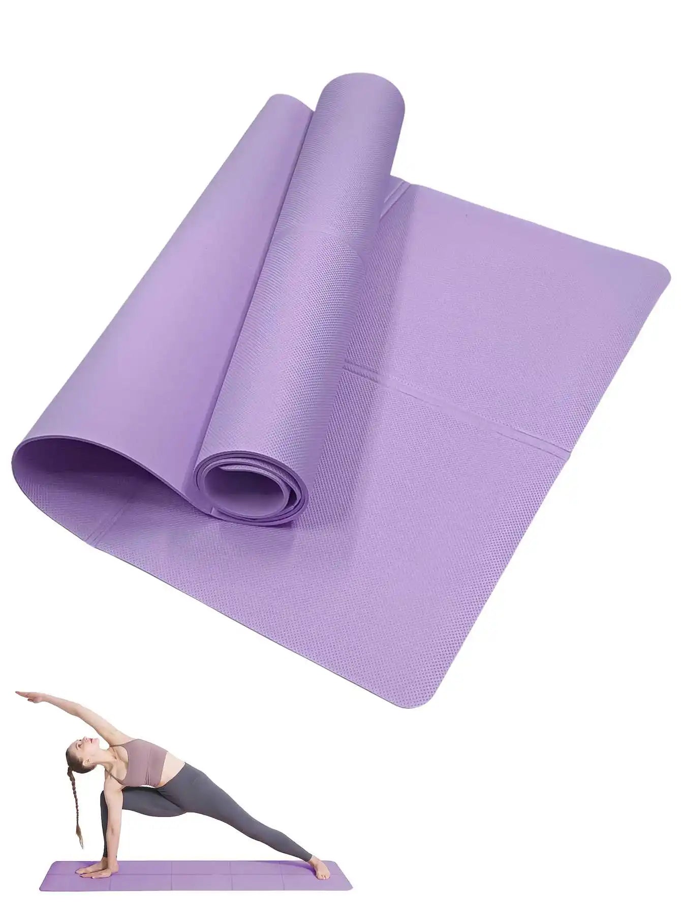 Yoga mat sports fitness EVA comfortable foam 4mm thick yoga mat sports yoga and Pilates gymnastics mat