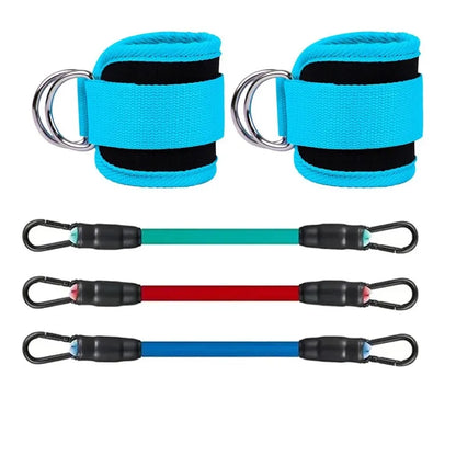 Ankle Resistance Training Set | Elastic Bands for Glute & Leg Workout | Home Fitness Equipment