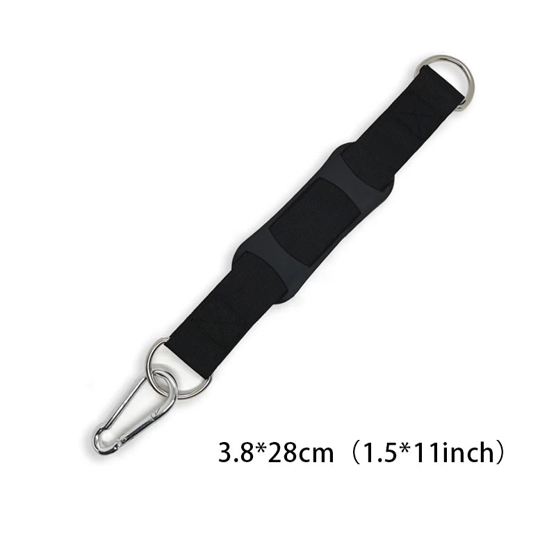 Versatile Nylon Strap with Metal Hook for Gym & Hammocks