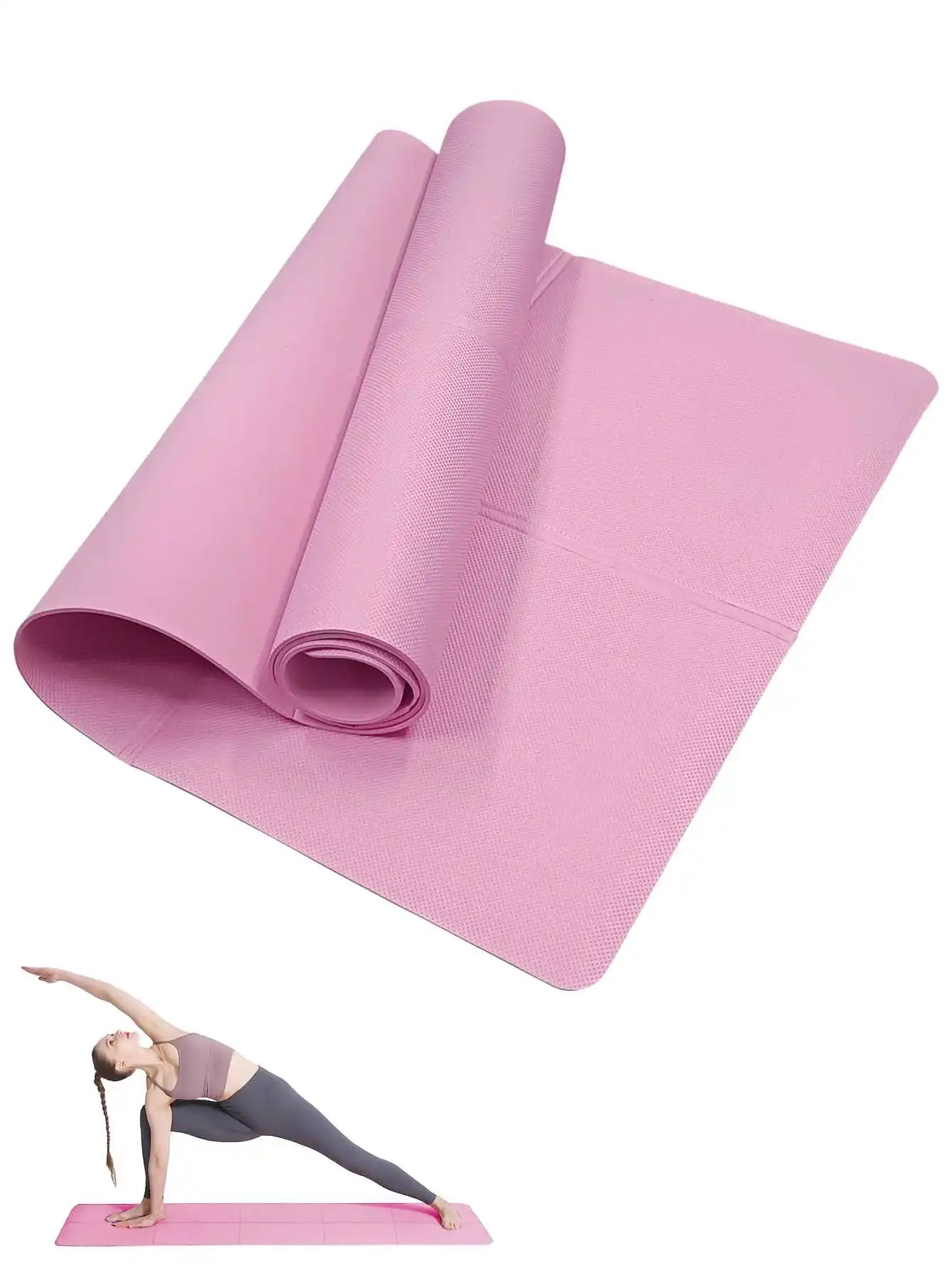 Yoga mat sports fitness EVA comfortable foam 4mm thick yoga mat sports yoga and Pilates gymnastics mat
