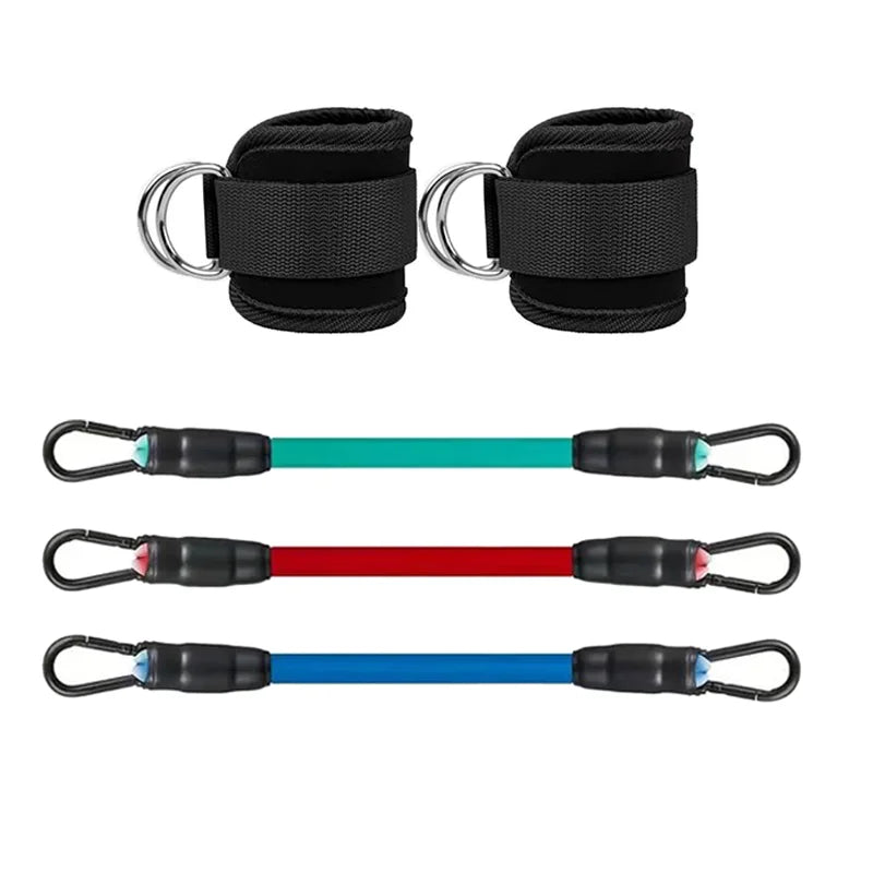 Ankle Resistance Training Set | Elastic Bands for Glute & Leg Workout | Home Fitness Equipment