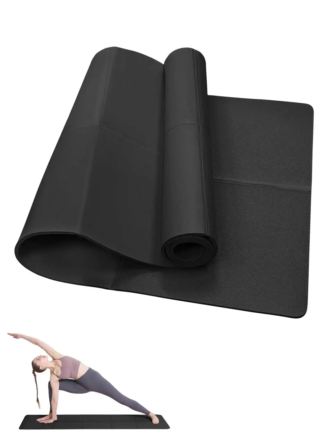 Yoga mat sports fitness EVA comfortable foam 4mm thick yoga mat sports yoga and Pilates gymnastics mat
