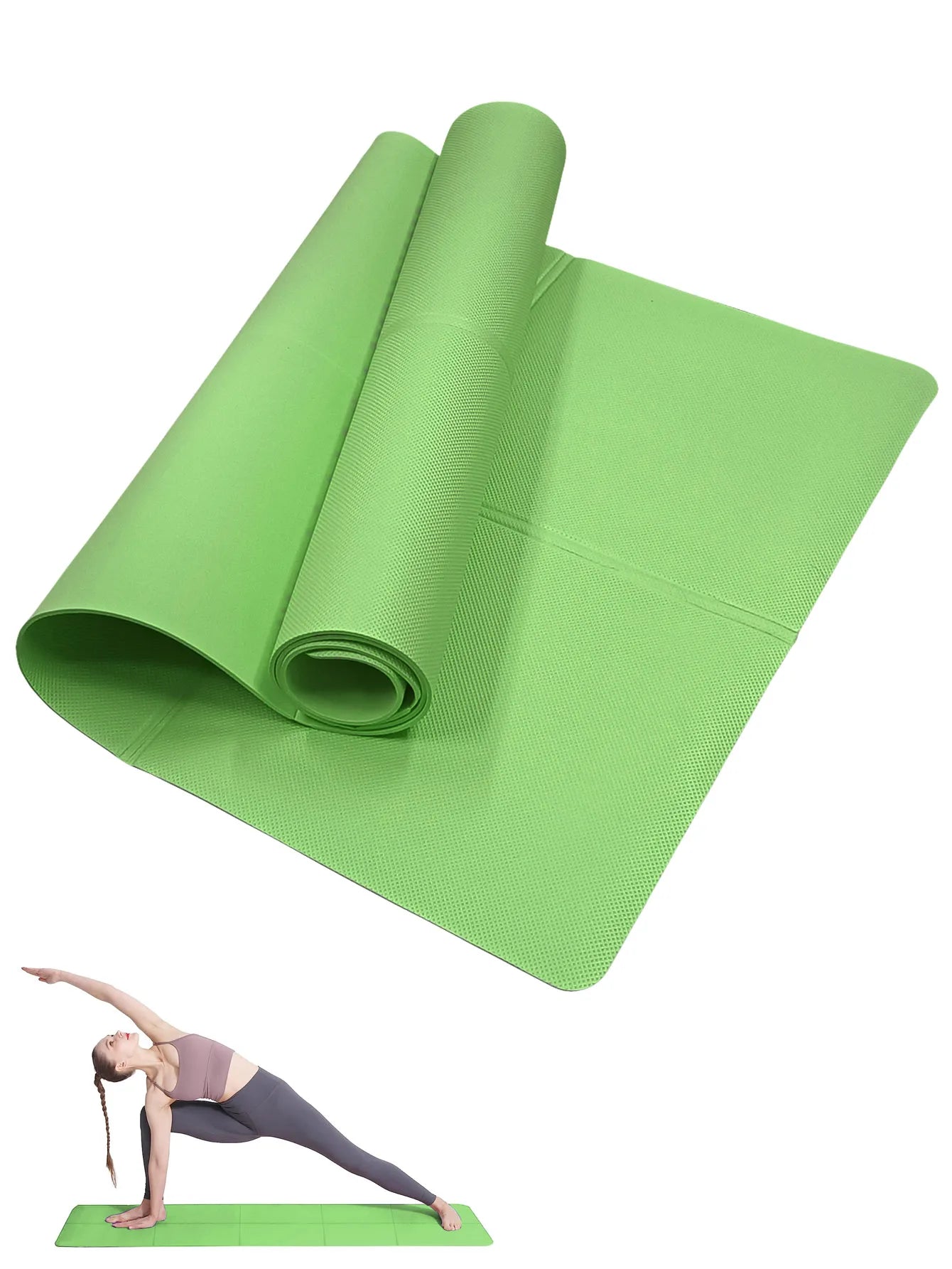 Yoga mat sports fitness EVA comfortable foam 4mm thick yoga mat sports yoga and Pilates gymnastics mat